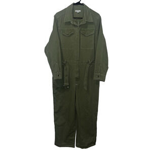 Free Assembly | XL | Olive Green Utility Jumpsuit | EUC